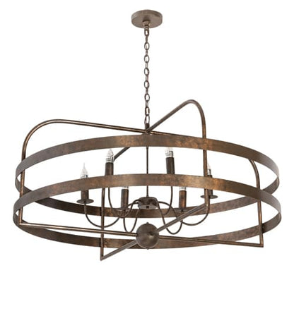Aldari 6 Light 48" Wide Taper Candle Style Chandelier