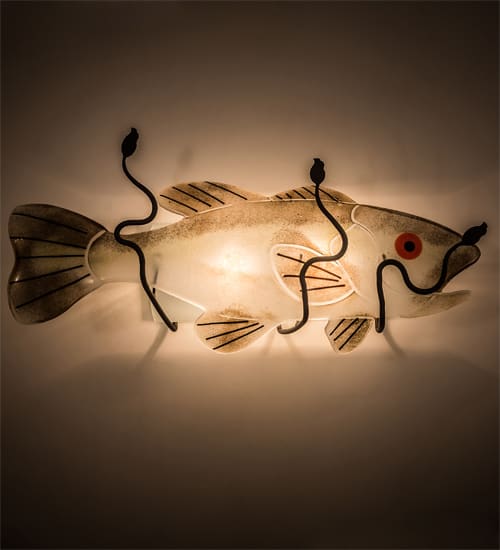 Metro Fusion Bass 2 Light 10" Tall Wall Sconce