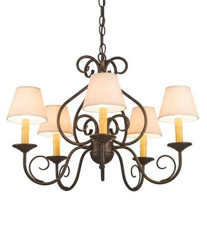 Jenna 5 Light 25" Wide Chandelier