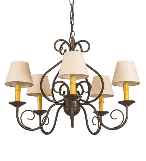 Jenna 5 Light 25" Wide Chandelier