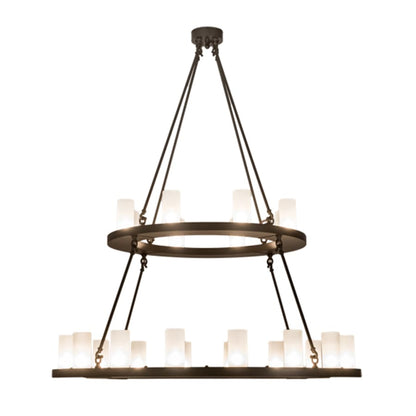 Meyda Tiffany Loxley 24 Light 54" Wide Ring Chandelier