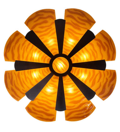 Metro Fusion 6 Light 60" Wide Semi-Flush Bowl Ceiling Fixture