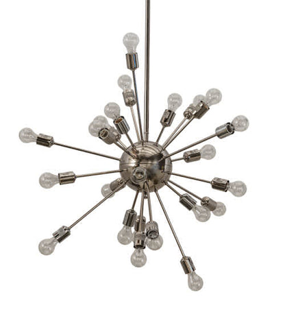 24 Light 36" Wide Abstract Pendant