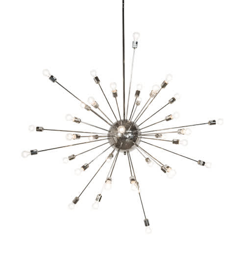 36 Light 72" Wide Abstract Pendant