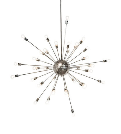 36 Light 72" Wide Abstract Pendant