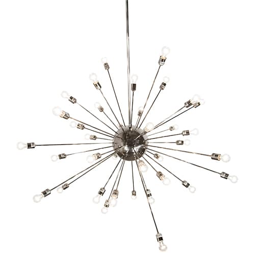 36 Light 72" Wide Abstract Pendant