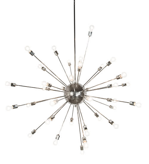 36 Light 72" Wide Abstract Pendant