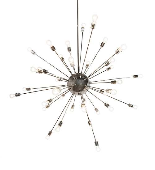 36 Light 72" Wide Abstract Pendant