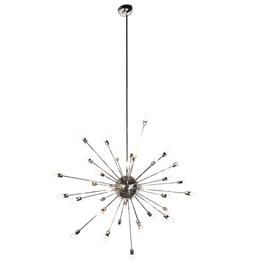 36 Light 72" Wide Abstract Pendant