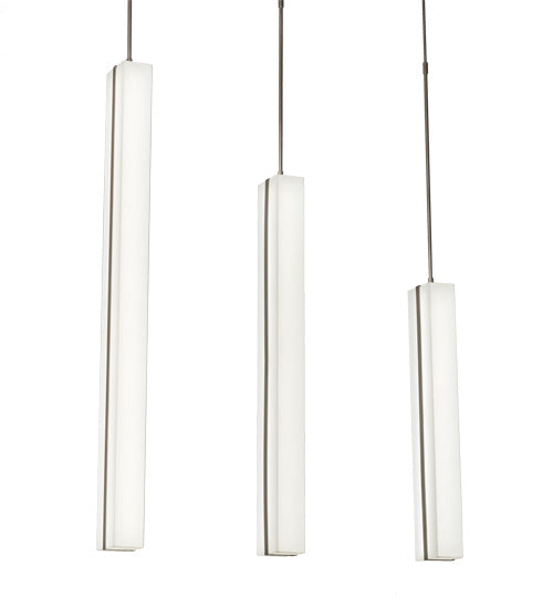 3 Light 51" Wide Linear Pendant