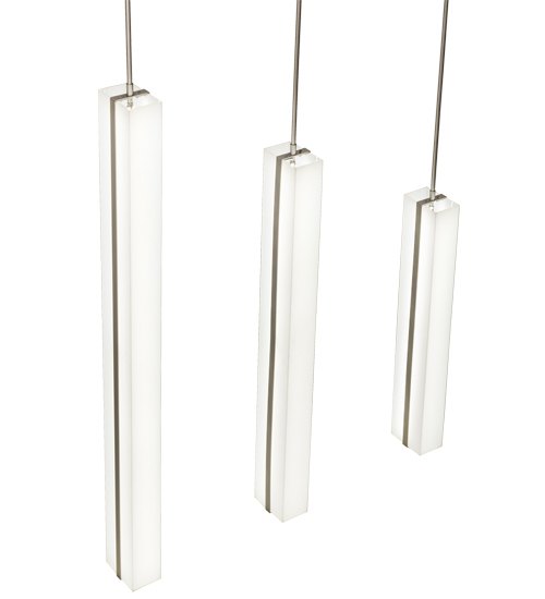 3 Light 51" Wide Linear Pendant