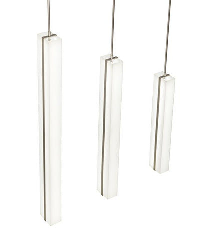 3 Light 51" Wide Linear Pendant