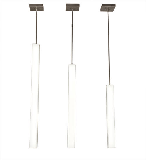 3 Light 51" Wide Linear Pendant