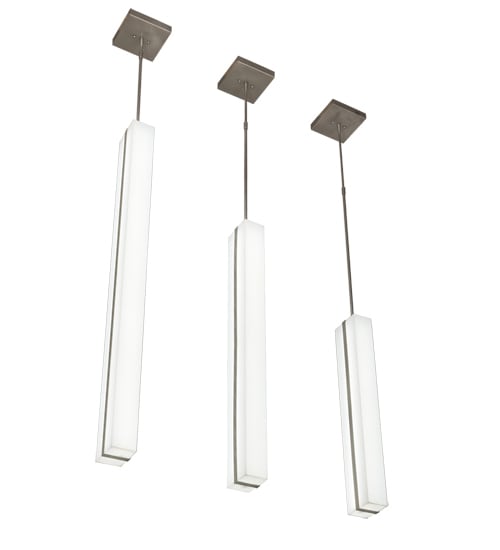 3 Light 51" Wide Linear Pendant