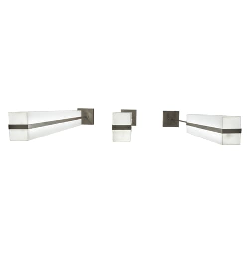 3 Light 51" Wide Linear Pendant
