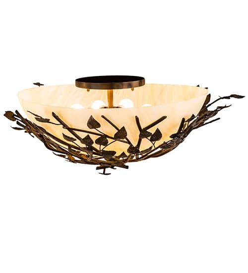 Espe 4 Light 40" Wide Semi-Flush Bowl Ceiling Fixture