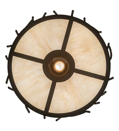 10 Light 18" Wide Pendant