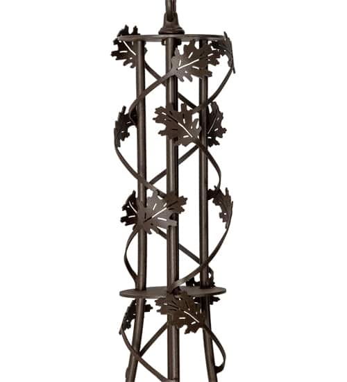 Oak Leaf 15 Light 72" Wide Taper Candle Style Chandelier