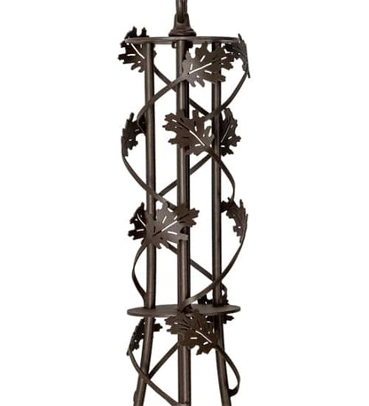 Oak Leaf 15 Light 72" Wide Taper Candle Style Chandelier