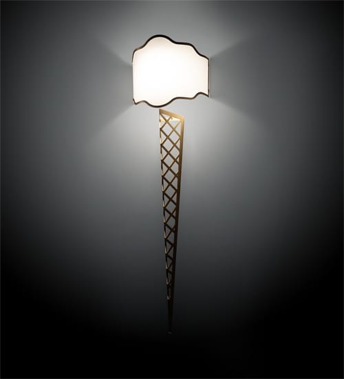 Custard and Cone 62" Tall Wall Sconce