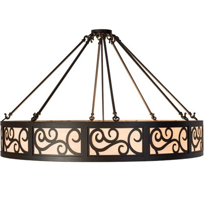 Dean 6 Light 48" Wide Semi-Flush Drum Ceiling Fixture