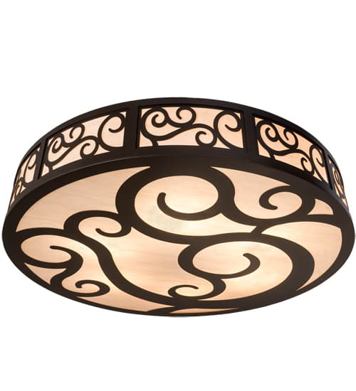 Dean 6 Light 48" Wide Semi-Flush Drum Ceiling Fixture