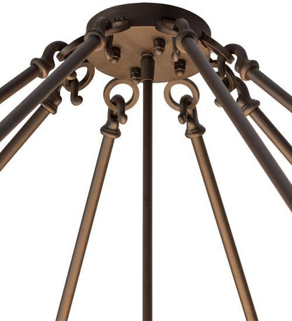 Dean 6 Light 48" Wide Semi-Flush Drum Ceiling Fixture