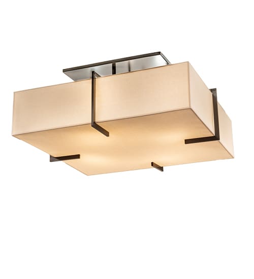 Martis 8 Light 56" Wide Semi-Flush Square Ceiling Fixture