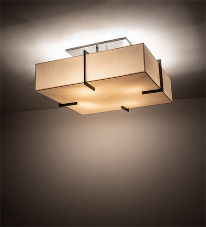 Martis 8 Light 56" Wide Semi-Flush Square Ceiling Fixture