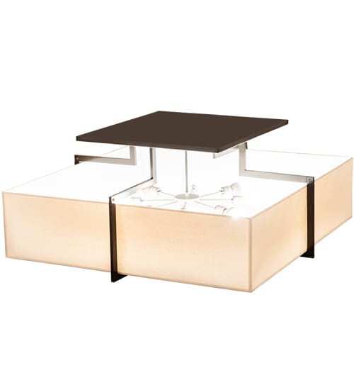Martis 8 Light 56" Wide Semi-Flush Square Ceiling Fixture