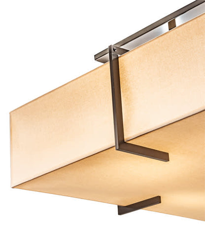 Martis 8 Light 56" Wide Semi-Flush Square Ceiling Fixture