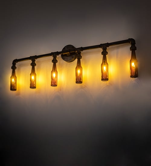 PipeDream 6 Light 15" Tall Wall Sconce