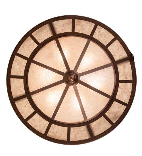Boulders 6 Light 32" Wide Semi-Flush Ceiling Fixture