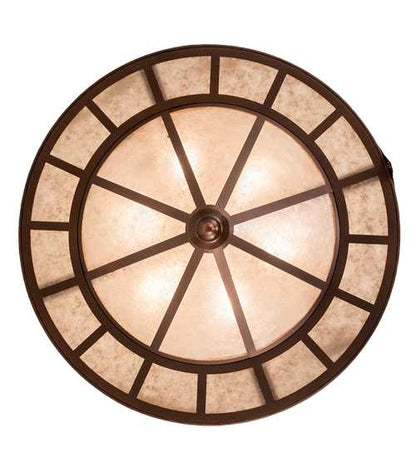 Boulders 6 Light 32" Wide Semi-Flush Ceiling Fixture