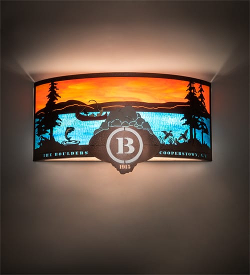 Boulders 4 Light 16" Tall Wall Sconce