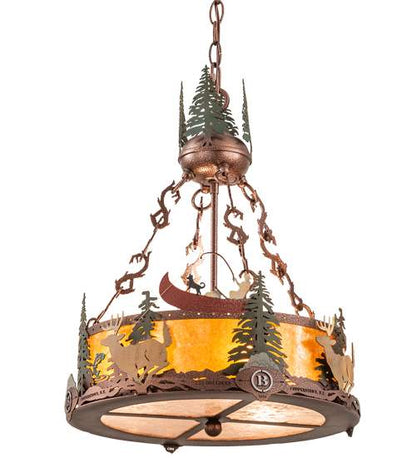3 Light 16" Wide Pendant