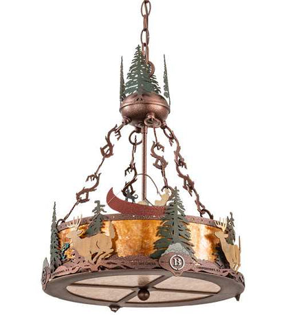3 Light 16" Wide Pendant