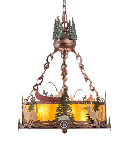 3 Light 16" Wide Pendant