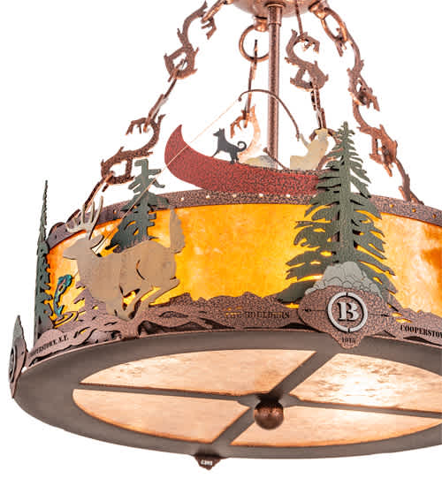 3 Light 16" Wide Pendant