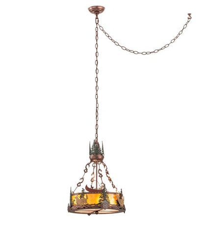 3 Light 16" Wide Pendant