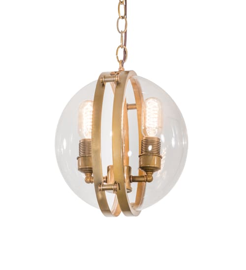 2 Light 11" Wide Pendant
