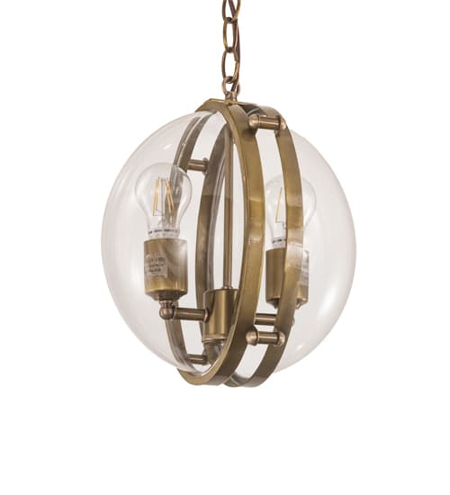2 Light 11" Wide Pendant