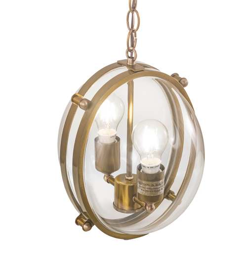 2 Light 11" Wide Pendant