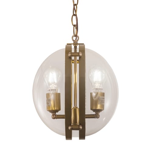 2 Light 11" Wide Pendant