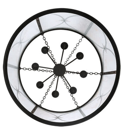 8 Light 37" Wide Taper Candle Pendant