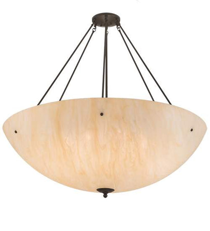 Madison 8 Light 48" Wide Semi-Flush Bowl Ceiling Fixture - Timeless Bronze Finish