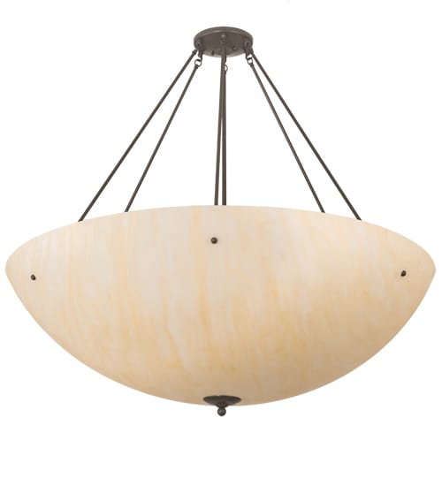 Madison 8 Light 48" Wide Semi-Flush Bowl Ceiling Fixture - Timeless Bronze Finish