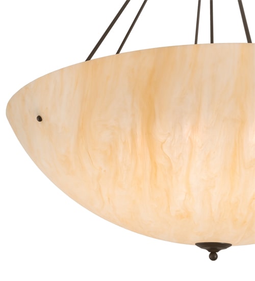 Madison 8 Light 48" Wide Semi-Flush Bowl Ceiling Fixture - Timeless Bronze Finish