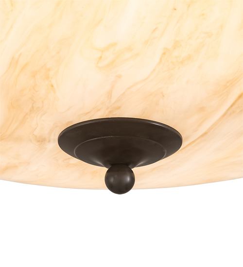 Madison 8 Light 48" Wide Semi-Flush Bowl Ceiling Fixture - Timeless Bronze Finish