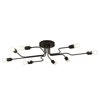 PipeDream Alva 8 Light 44" Wide Semi-Flush Linear Ceiling Fixture